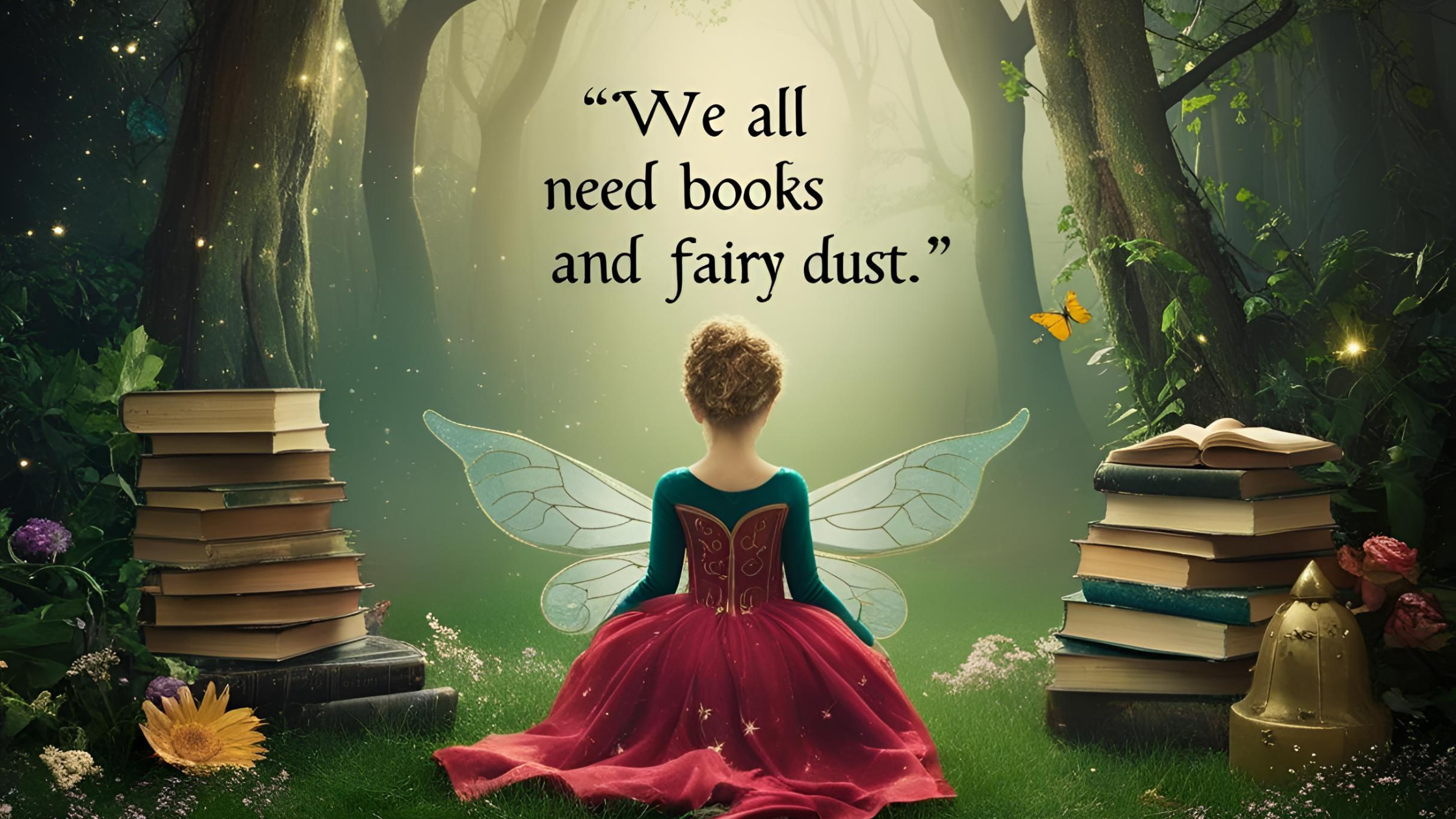 We all need books and fairy dust…