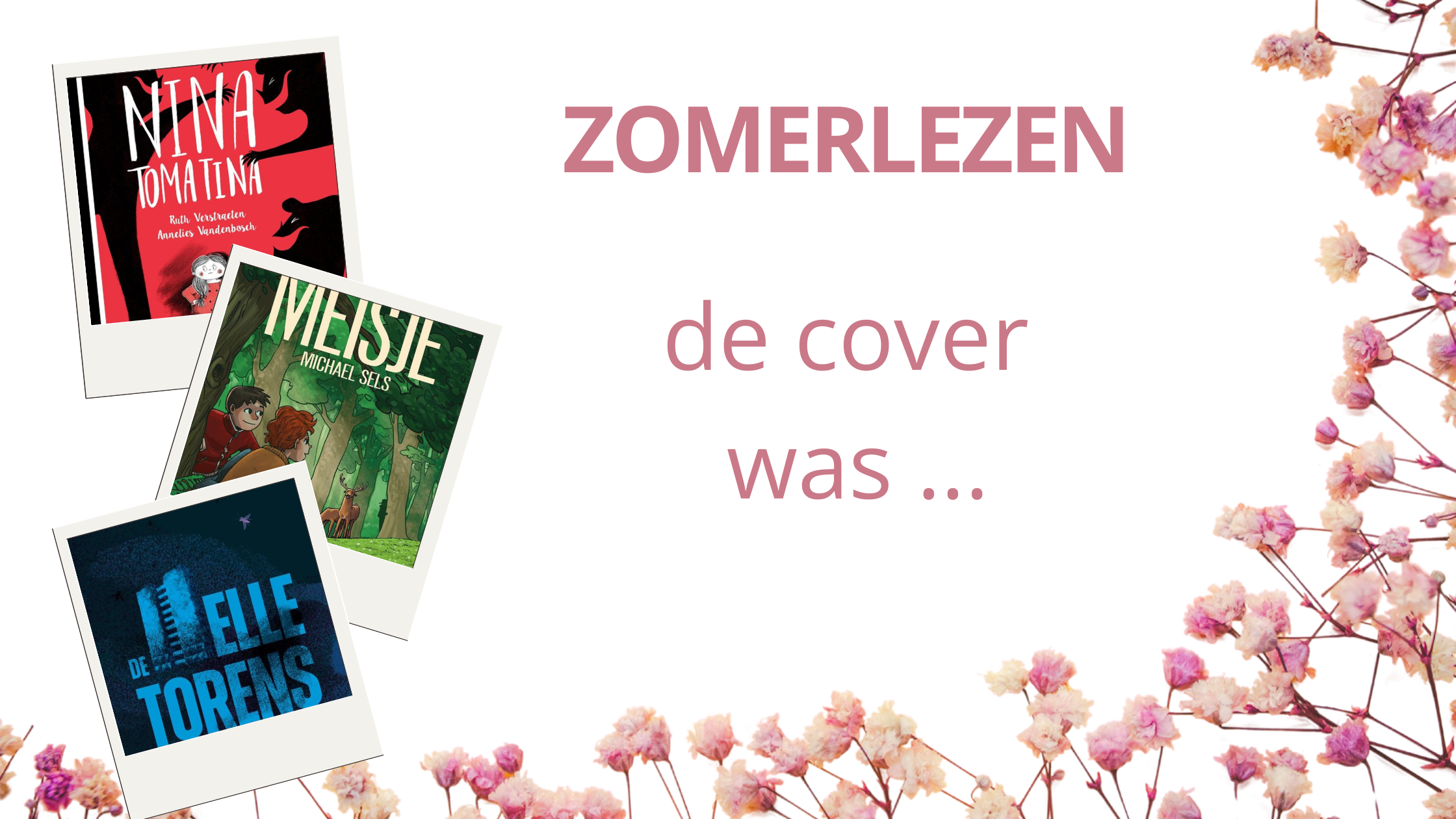 Zomerlezen: de cover was…