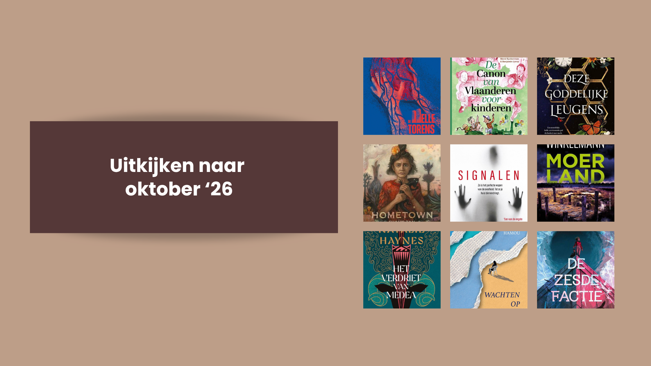 Uitkijken naar oktober ’26
